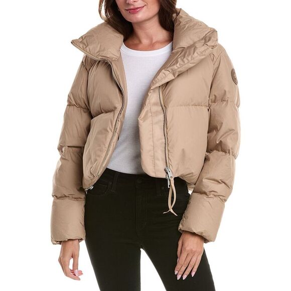 Canada Goose Jackets & Blazers - Canada Goose Womens  Garnet Quilted Down Jacket, Beige